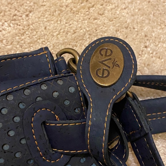 EVE Cork Tote Portuguese Natural Cork Bag Handbag Purse Eco Vegan New W/Tag - Picture 6 of 7